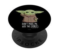 Star Wars The Mandalorian Grogu Don't Make Me Use The Force PopSockets PopGrip Adesivo