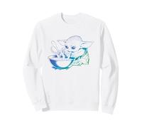 Star Wars The Mandalorian Grogu Gradient Felpa