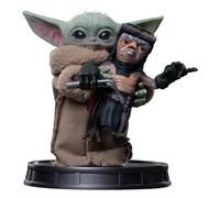Star Wars The Mandalorian & Grogu Legacy Replica No Squeezy 1/4 Iron Studios