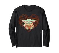Star Wars The Mandalorian Grogu Matcha is The Way Tea Heart Maglia a Manica