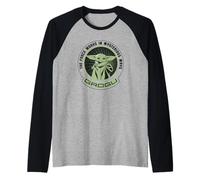Star Wars The Mandalorian Grogu Mysterious Ways Maglia con Maniche Raglan
