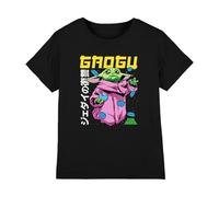 Star Wars The Mandalorian Grogu Neon Macarons Kids T Shirt, Black, 12-13