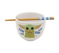 Star Wars: The Mandalorian Grogu " Nom " 20-Ounce Ramen Ciotola Con Bacchette