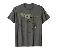 Star Wars The Mandalorian Grogu Portrait Illustration Maglietta