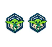 Star Wars: The Mandalorian Grogu " Snack Tempo " Magnetico Chip Clip Set Di 2