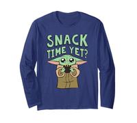 Star Wars The Mandalorian Grogu Snack Time Grogu Maglia a Manica