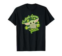 Star Wars: The Mandalorian Grogu St. Patrick's Day Clovers T-Shirt