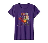 Star Wars The Mandalorian Grogu This is The Way Halloween Maglietta, Donna, Viola, M