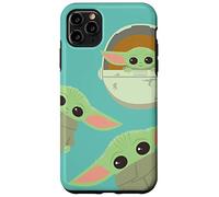 Star Wars The Mandalorian Grogu Triple Threat Azzurro Custodia per iPhone 11 Pro Max