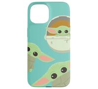 Star Wars The Mandalorian Grogu Triple Threat Azzurro Custodia per iPhone 15
