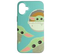 Star Wars The Mandalorian Grogu Triple Threat Azzurro Custodia per iPhone 16 Plus