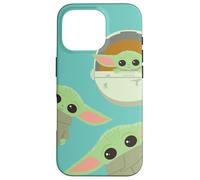Star Wars The Mandalorian Grogu Triple Threat Azzurro Custodia per iPhone 16 Pro