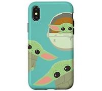 Star Wars The Mandalorian Grogu Triple Threat Azzurro Custodia per iPhone X/XS