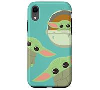 Star Wars The Mandalorian Grogu Triple Threat Azzurro Custodia per iPhone XR