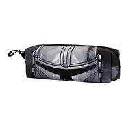 Star Wars The Mandalorian Helmet-Astuccio Quadrato FAN, Grigio, 21 x 8 cm