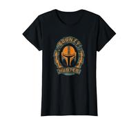Star Wars: The Mandalorian Large Guild Badge Maglietta, Donna, Nero, 3XL
