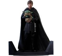 Star Wars: The Mandalorian Luke e Grogu Statua altamente collezionabile