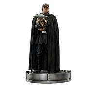 Star Wars The Mandalorian Art Scale Statua 1/10 Luke Skywalker E Grogu 21 Cm Iron Studios