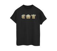 Star Wars The Mandalorian Maglietta Ampia Grogu Posa Donna (BI45985)