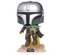 Funko Pop Star Wars The Mandalorian Mando Flying With Jet Pack One Size Multicolor