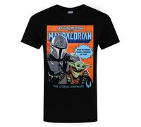 Star Wars The Mandalorian Nero Grogu T-shirt a maniche corte Uomini