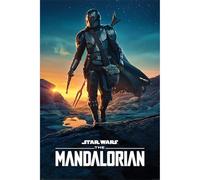 Star Wars - Maxi poster The Mandalorian Nightfall, 61 x 91,5 cm