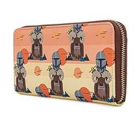 star wars - the mandalorian - portafoglio con zip bantha ride