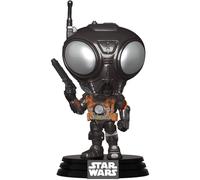 Star Wars The Mandalorian Q9-Zero Metallic Pop Figura in vinile altamente colle