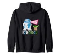 Star Wars The Mandalorian R2 & Grogu Friends Forever Felpa con Cappuccio