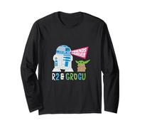 Star Wars The Mandalorian R2 & Grogu Friends Forever Maglia a Manica