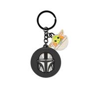 Star Wars: The Mandalorian Rubber Portachiavi Mandalorian & Grogu Difuzed