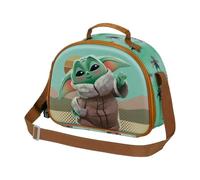 Star Wars The Mandalorian Say Hi-Porta Merenda 3D, Verde, 25.5 x 20 cm