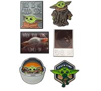 Star Wars: The Mandalorian,The Bambino " Yoda " Spilla Smaltata Pacchetto Set Di