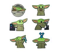 Star Wars: The Mandalorian, The Child Enamel 6 Pin Set. (Amazon Exclusive)
