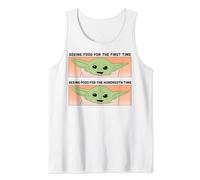 Star Wars The Mandalorian The Child Seeing Food Meme Tank Top