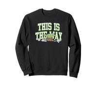Star Wars: The Mandalorian The Way Cute Grogu Collegiate Felpa