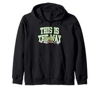 Star Wars: The Mandalorian The Way Cute Grogu Collegiate Felpa con Cappuccio