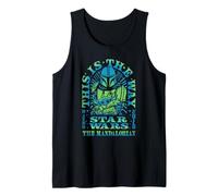 Star Wars: The Mandalorian The Way Groovy Vintage Logo Canotta