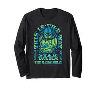 Star Wars: The Mandalorian The Way Groovy Vintage Logo Maglia a Manica