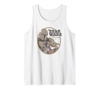 Star Wars: The Mandalorian The Way Vintage Best Friends Canotta