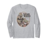 Star Wars: The Mandalorian The Way Vintage Best Friends Maglia a Manica