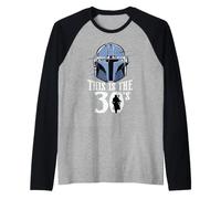 Star Wars The Mandalorian This is The 30's 30th Birthday Maglia con Maniche Raglan