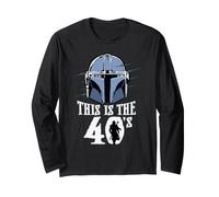 Star Wars The Mandalorian This is The 40's 40th Birthday Maglia a Manica