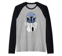 Star Wars The Mandalorian This is The 40's 40th Birthday Maglia con Maniche Raglan
