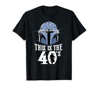 Star Wars The Mandalorian This is The 40's 40th Birthday Maglietta