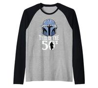 Star Wars The Mandalorian This is The 50's 50th Birthday Maglia con Maniche Raglan