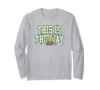 Star Wars: The Mandalorian This Is The Way Baby Yoda Maglia a Manica