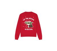 Star Wars: The Mandalorian Tis The Christmas Season Felpa Grogu Adulto (TV4288)