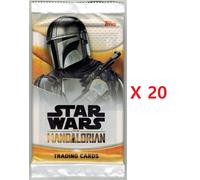 Star Wars The Mandalorian Trading Cards Lotto 20 Bustine Topps