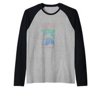 Star Wars The Mandalorian Vintage Faded Grogu The Way Poster Maglia con Maniche Raglan